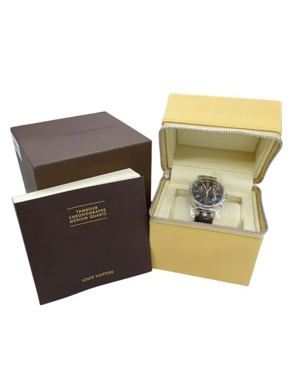 Louis Vuitton Watch Boys Tambour Chronograph Date Quartz Stainless Steel - Picture 7 of 14